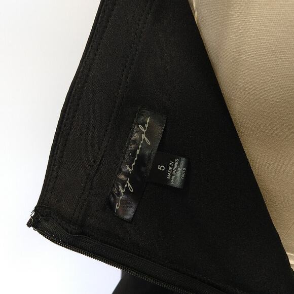 Vintage Y2K City Triangles Little Black Halter Dress Size 5 XS Fit & Flare Mini - Picture 9 of 9